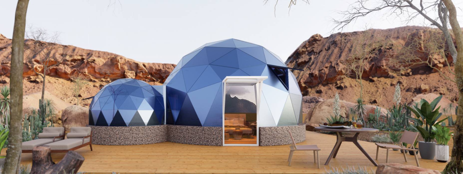 市南区球形智能光伏玻璃星空房